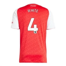 Arsenal White 4 Hjemmebanetrøje 2025-26 Fodboldsæt