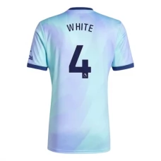 Arsenal White 4 Tredjetrøje 2024-25 Fodboldsæt