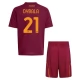 AS Roma Børn Dybala 21 Hjemmebanetrøje 2025-26 Fodboldsæt