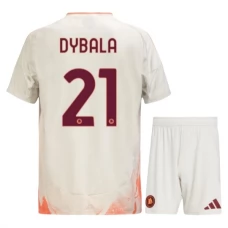 AS Roma Børn Dybala 21 Udebanetrøje 2024-25 Fodboldsæt