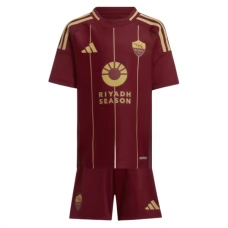 AS Roma Børn Hjemmebanetrøje 2024-25 Fodboldsæt