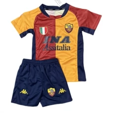 AS Roma Børn Hjemmebanetrøje Retro 2001-02 Fodboldsæt