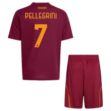 AS Roma Børn Pellegrini 7 Hjemmebanetrøje 2025-26 Fodboldsæt