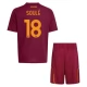 AS Roma Børn Soule 18 Hjemmebanetrøje 2025-26 Fodboldsæt