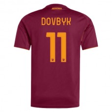 AS Roma Dovbyk 11 Hjemmebanetrøje 2025-26 Fodboldsæt