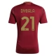 AS Roma Dybala 21 Hjemmebanetrøje 2024-25 Fodboldsæt