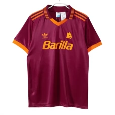 AS Roma Hjemmebanetrøje Retro 1992-94 Fodboldsæt