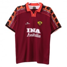 AS Roma Hjemmebanetrøje Retro 1998-99 Fodboldsæt