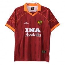 AS Roma Hjemmebanetrøje Retro 1999-00 Fodboldsæt