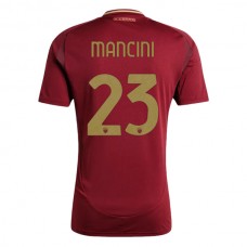 AS Roma Mancini 23 Hjemmebanetrøje 2024-25 Fodboldsæt