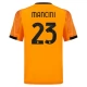 AS Roma Mancini 23 Udebanetrøje 2025-26 Fodboldsæt