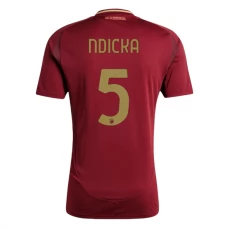 AS Roma Ndicka 5 Hjemmebanetrøje 2024-25 Fodboldsæt
