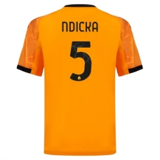 AS Roma Ndicka 5 Udebanetrøje 2025-26 Fodboldsæt