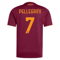 AS Roma Pellegrini 7 Hjemmebanetrøje 2025-26 Fodboldsæt