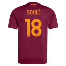 AS Roma Soule 18 Hjemmebanetrøje 2025-26 Fodboldsæt