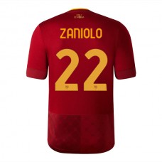 AS Roma Trøje 2022-23 Zaniolo 22 Hjemmebanetrøje