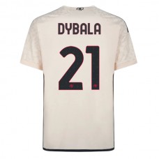 AS Roma Trøje 2023-24 Paulo Dybala 21 Udebanetrøje