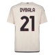 AS Roma Trøje 2023-24 Paulo Dybala 21 Udebanetrøje