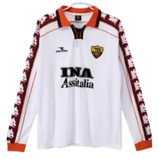 AS Roma Udebanetrøje Retro 1998-99 Langærmet Fodboldsæt