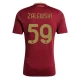 AS Roma Zalewski 59 Hjemmebanetrøje 2024-25 Fodboldsæt