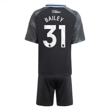 Aston Villa Børn Bailey 31 Udebanetrøje 2025-26 Fodboldsæt
