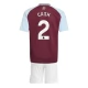 Aston Villa Børn Cash 2 Hjemmebanetrøje 2024-25 Fodboldsæt