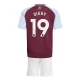 Aston Villa Børn Diaby 19 Hjemmebanetrøje 2024-25 Fodboldsæt