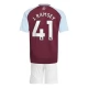 Aston Villa Børn J.Ramsey 41 Hjemmebanetrøje 2024-25 Fodboldsæt