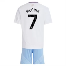 Aston Villa Børn McGinn 7 Udebanetrøje 2024-25 Fodboldsæt