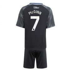 Aston Villa Børn McGinn 7 Udebanetrøje 2025-26 Fodboldsæt