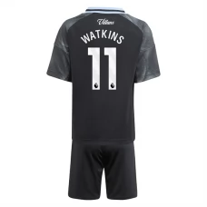 Aston Villa Børn Watkins 11 Udebanetrøje 2025-26 Fodboldsæt