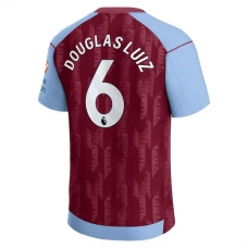 Aston Villa Douglas Luiz 6 Hjemmebanetrøje 2023-24 Fodboldsæt