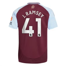 Aston Villa J.Ramsey 41 Hjemmebanetrøje 2024-25 Fodboldsæt