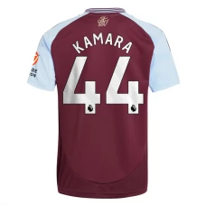 Aston Villa Kamara 44 Hjemmebanetrøje 2024-25 Fodboldsæt