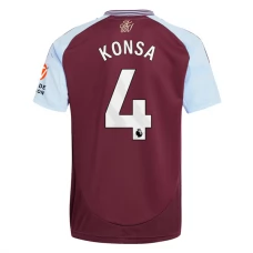 Aston Villa Konsa 4 Hjemmebanetrøje 2024-25 Fodboldsæt