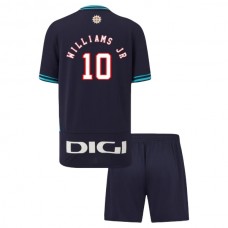 Athletic Bilbao Børn Williams JR 10 Udebanetrøje 2025-26 Fodboldsæt