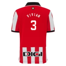 Athletic Bilbao Vivian 3 Hjemmebanetrøje 2025-26 Fodboldsæt