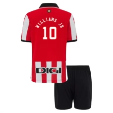 Athletic Bilbao Williams JR 10 Hjemmebanetrøje Børn 2025-26 Fodboldsæt