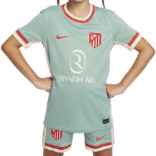 Atletico Madrid Børn Udebanetrøje 2024-25 Fodboldsæt