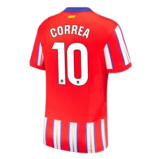 Atletico Madrid Correa 10 Hjemmebanetrøje 2024-25 Fodboldsæt
