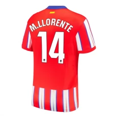 Atletico Madrid M.Llorente 14 Hjemmebanetrøje 2024-25 Fodboldsæt