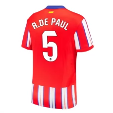 Atletico Madrid R.De Paul 5 Hjemmebanetrøje 2024-25 Fodboldsæt