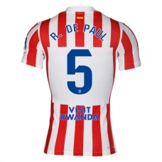 Atletico Madrid R.De Paul 5 Hjemmebanetrøje 2025-26 Fodboldsæt