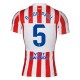 Atletico Madrid R.De Paul 5 Hjemmebanetrøje 2025-26 Fodboldsæt