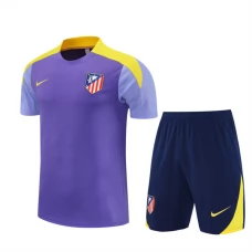 Atletico Madrid Træningstrøje Sæt 2025-26 - Shorts Lilla