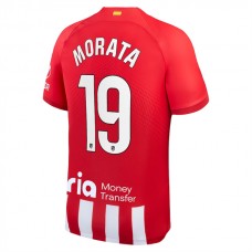 Atlético Madrid Trøje 2023-24 Álvaro Morata 19 Hjemmebanetrøje