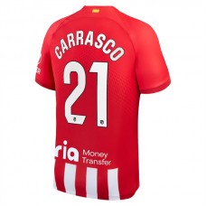 Atlético Madrid Trøje 2023-24 Carrasco 21 Hjemmebanetrøje