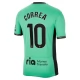 Atlético Madrid Trøje 2023-24 Correa 10 Tredjetrøje