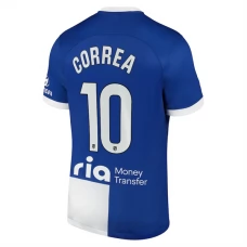 Atlético Madrid Trøje 2023-24 Correa 10 Udebanetrøje