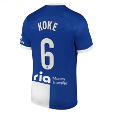 Atlético Madrid Trøje 2023-24 Koke 6 Udebanetrøje
